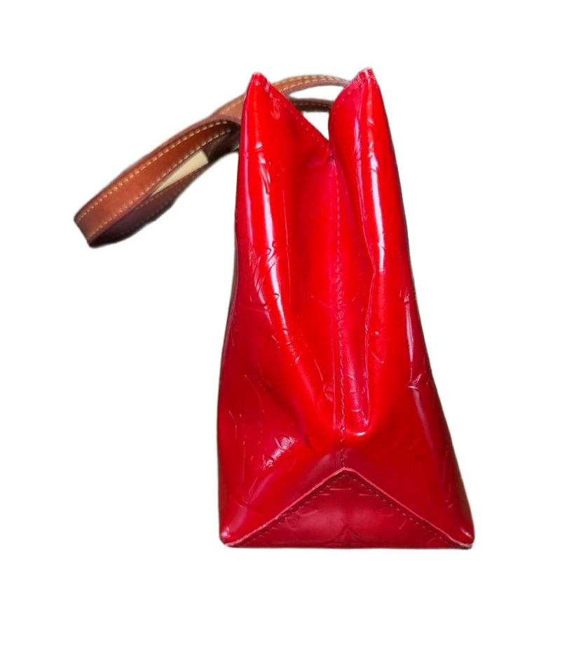 Louis Vuitton Reade PM Red Vernis Handbag