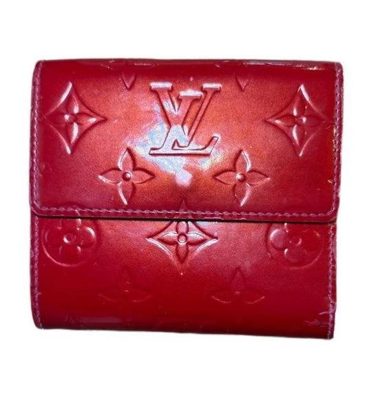 Louis Vuitton Red Vernis Wallet