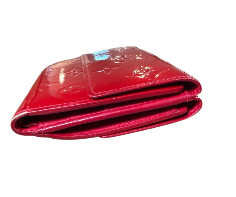 Louis Vuitton Red Vernis Wallet