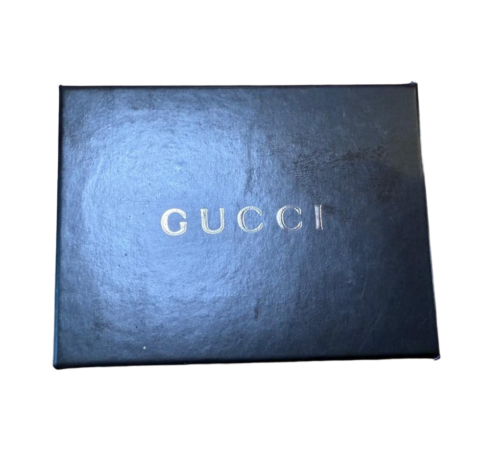New Gucci Plate and Chain Silver Necklace