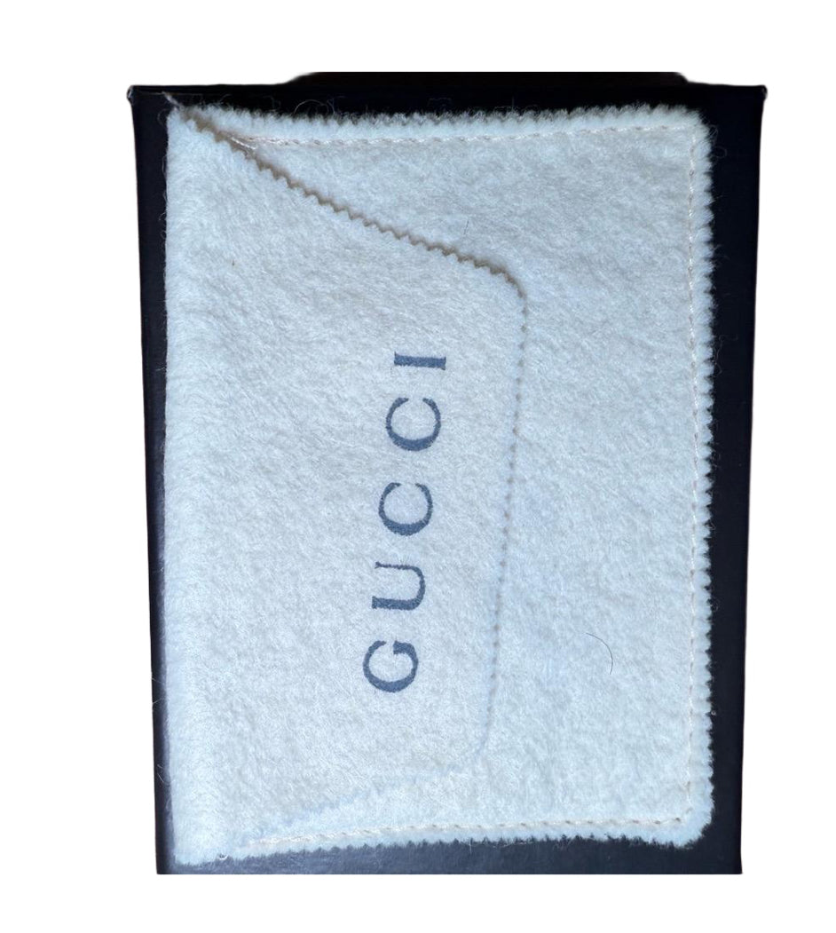 New Gucci Plate and Chain Silver Necklace