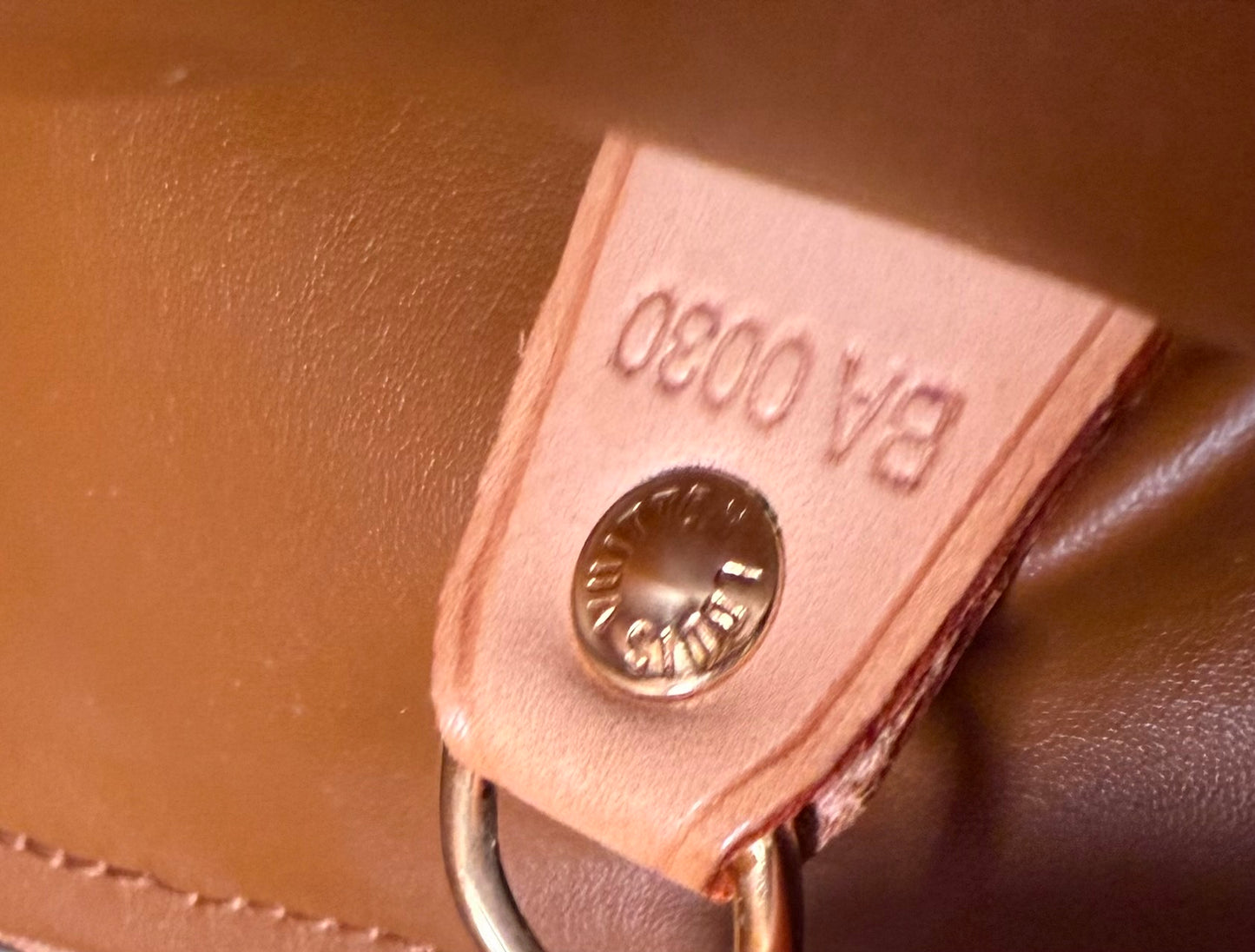 Louis Vuitton Tompkins Square Bronze Vernis Handbag