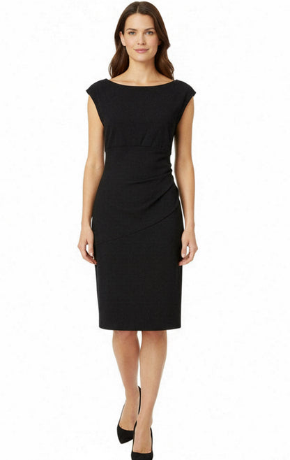 New Diane von Furstenberg Womens Knee-Length Sheath Ruched Waist Dress