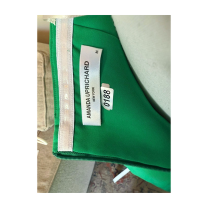 Amanda Uprichard Green Strapless Mini Dress, Medium
