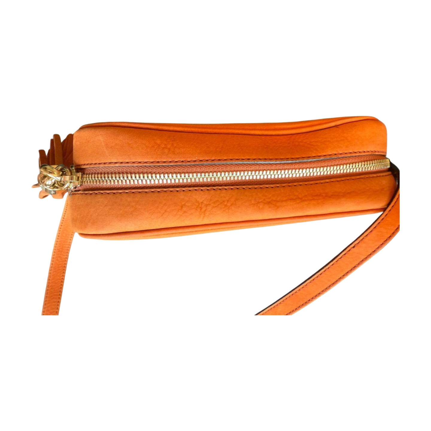 Gucci Rust Orange Suede Crossbody Soho Bag