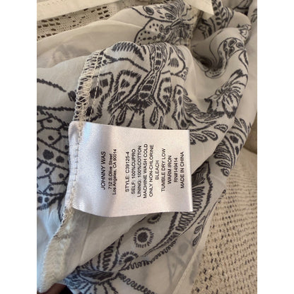 Johnny Was Womens Butterfly Print Maxi Dress S NWT