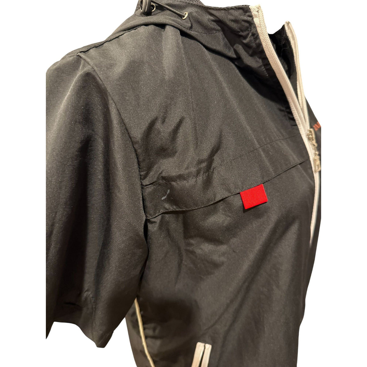 Prada Sport Hooded Short-Sleeve Windbreaker Jacket