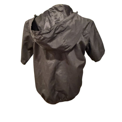 Prada Sport Hooded Short-Sleeve Windbreaker Jacket