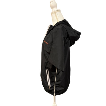 Prada Sport Hooded Short-Sleeve Windbreaker Jacket