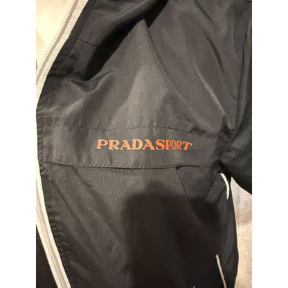 Prada Sport Hooded Short-Sleeve Windbreaker Jacket