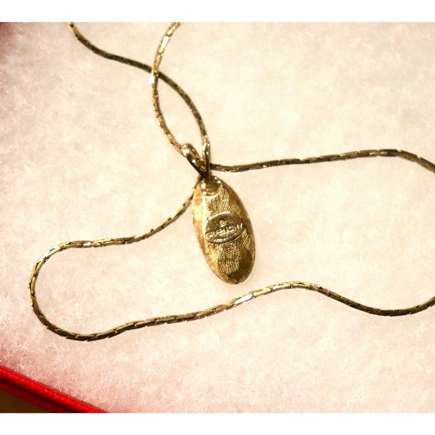 Givenchy Vintage Gold Plated with Crystal G Necklace