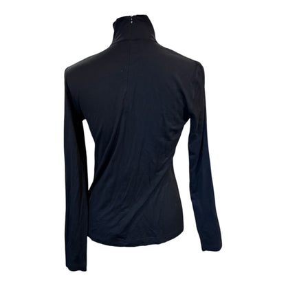 Akris Punto Turtleneck Long-Sleeve Modal-Stretch Top, Size 8 NWOT