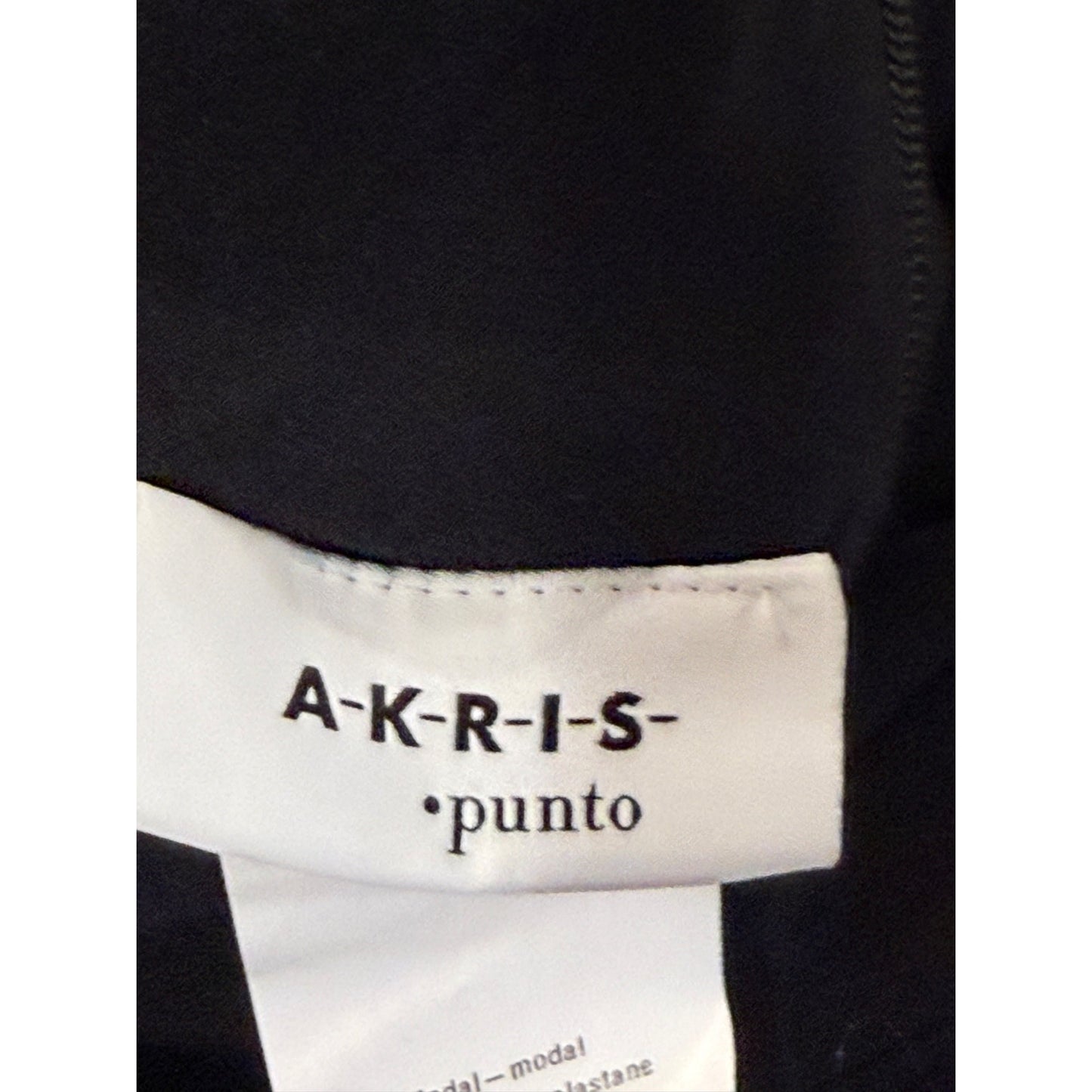 Akris Punto Turtleneck Long-Sleeve Modal-Stretch Top, Size 8 NWOT