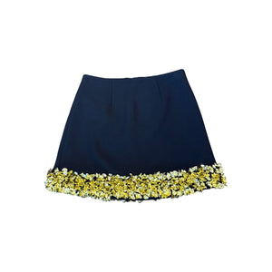 Jonathan Simkhai Dua Sequined Miniskirt, Size 10 NWT (fits 6/8)
