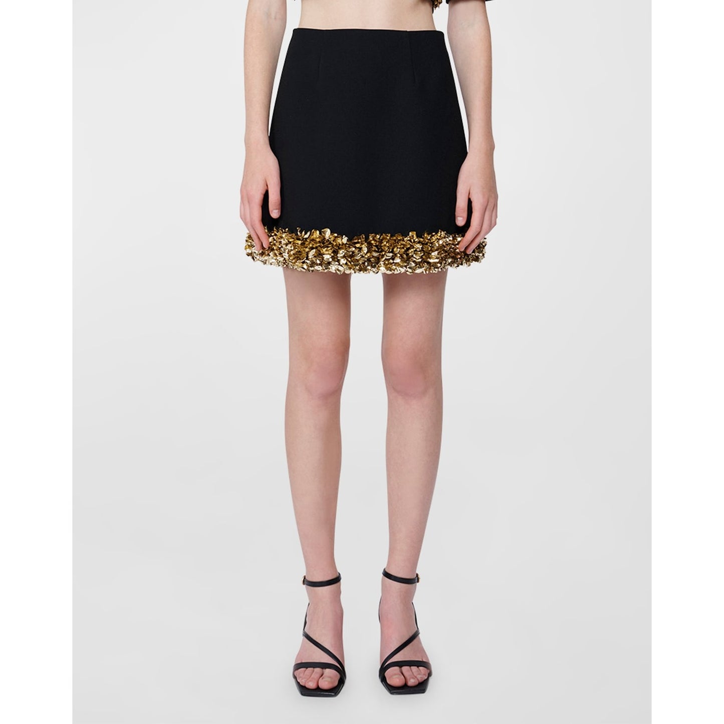 Jonathan Simkhai Dua Sequined Miniskirt, Size 10 NWT (fits 6/8)