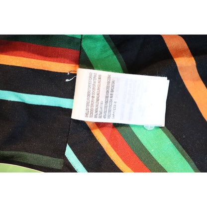 Farm Rio NWT Striped Multi-Color Crop Top, Size XL