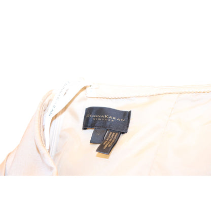 Donna Karan New York Strapless Gown Champagne Gold Size 14 NWOT