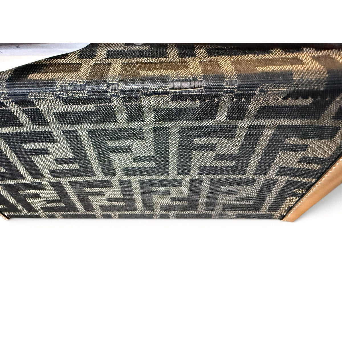 Fendi Zucca Mini Soft Trunk with Adjustable Crossbody Strap and COA