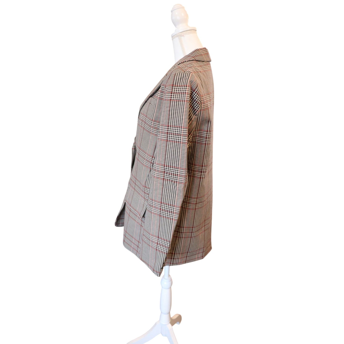 Thakoon Womens Plaid Blazer, Size 12 NWT