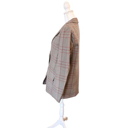 Thakoon Womens Plaid Blazer, Size 12 NWT