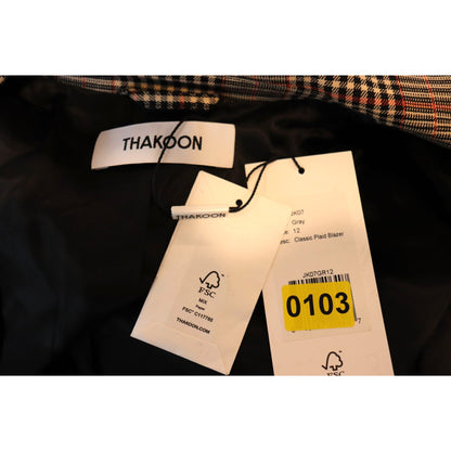 Thakoon Womens Plaid Blazer, Size 12 NWT