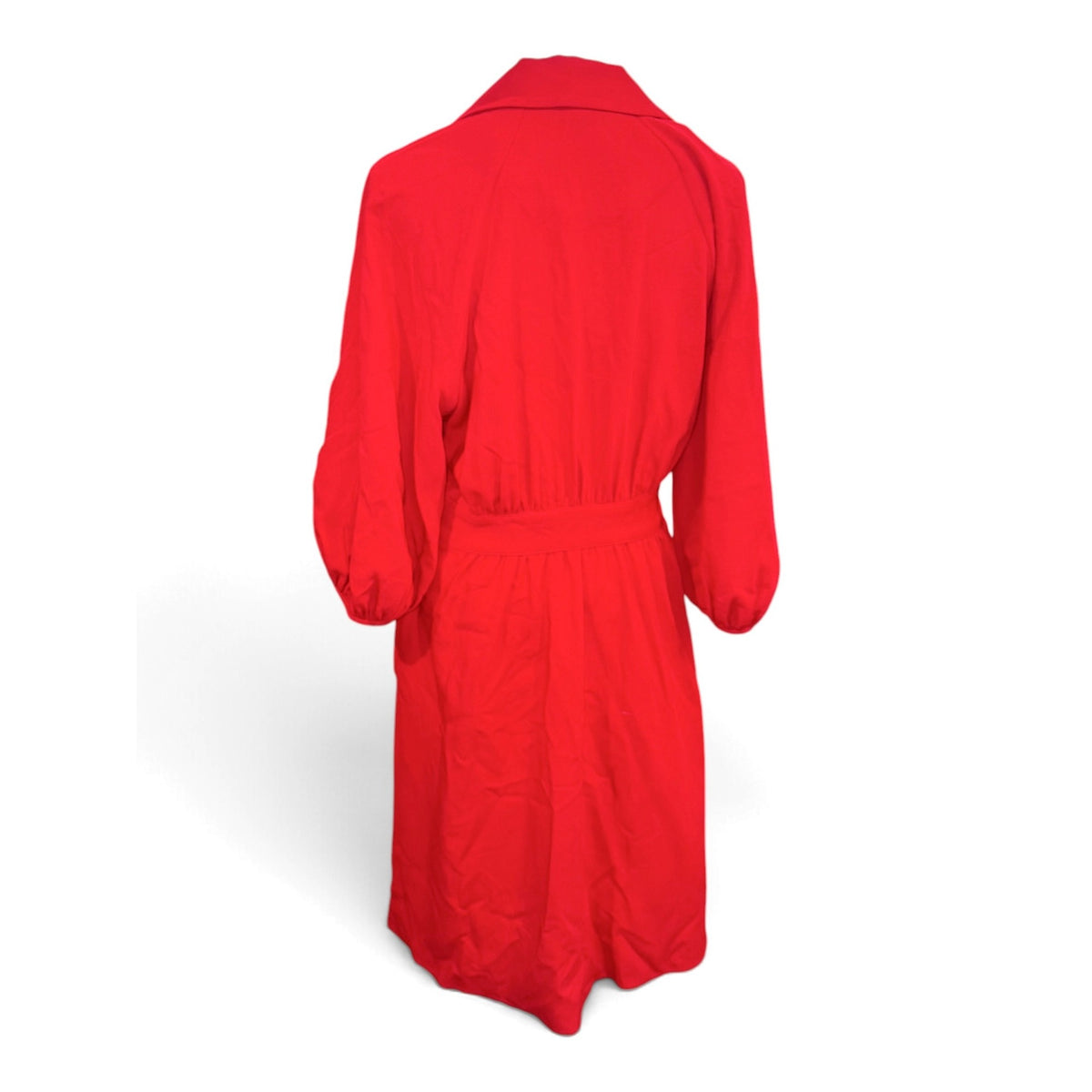 Black Halo Red Belted Dress, Size 12