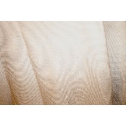 Quince Lightweight Cotton Cashmere Link-Stitch Dolman Sweater L NWOT