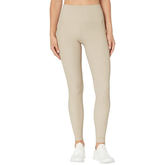 Beach Riot Women's Ayla Ribbed Leggings - Taupe - Medium, NWT