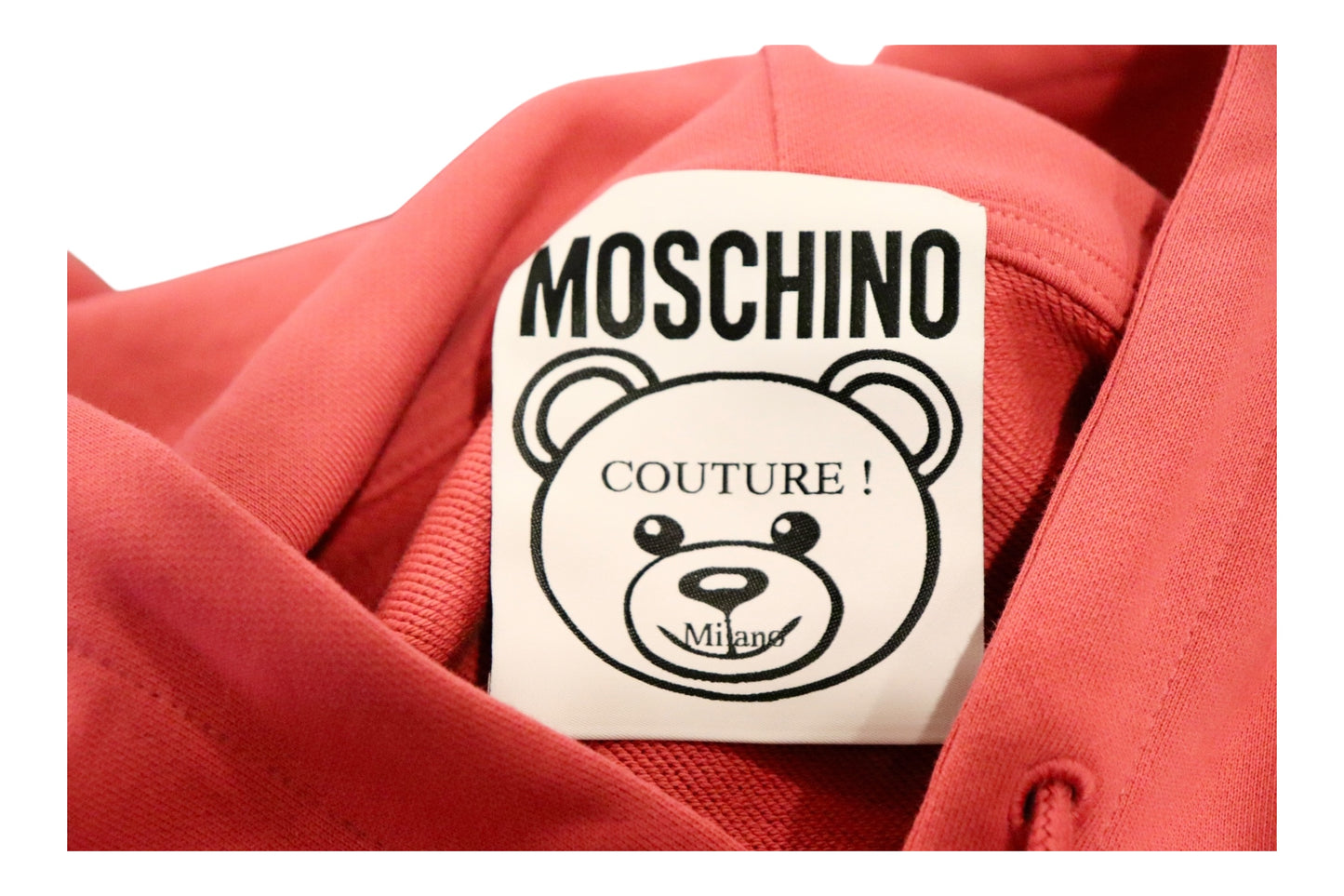 Moschino Couture Varsity Teddy Bear Hoodie, NWT