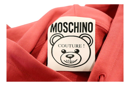 Moschino Couture Varsity Teddy Bear Hoodie, NWT