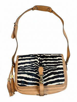 Gucci Marrakech Messenger Bag Zebra Print Pony Hair