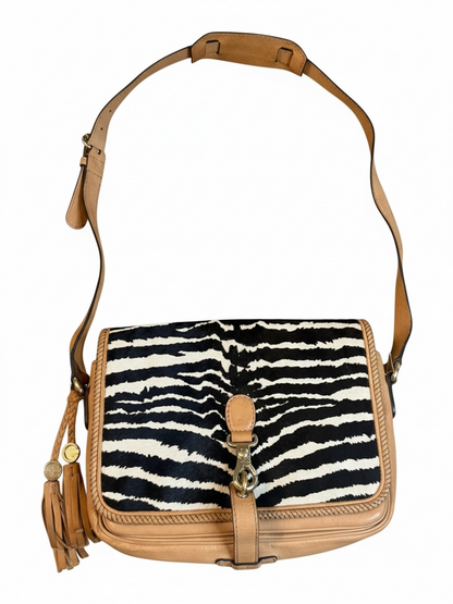 Gucci Marrakech Messenger Bag Zebra Print Pony Hair