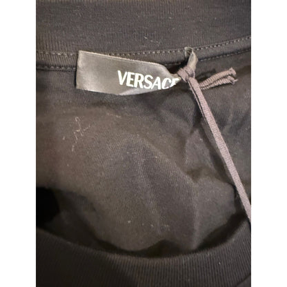Versace Mens Black Logo Medusa Graphic T-Shirt Size L NWT