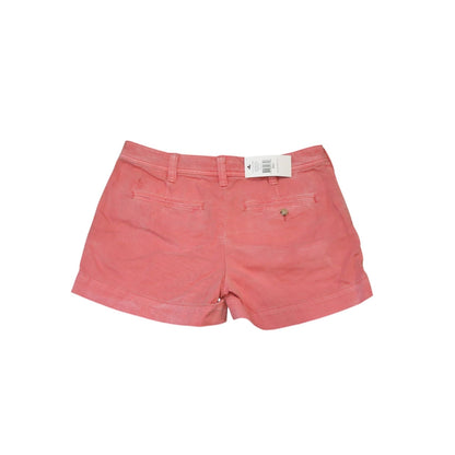 Ralph Lauren Blue Label Distressed Red Cotton Chino Shorts Size 4, NWT