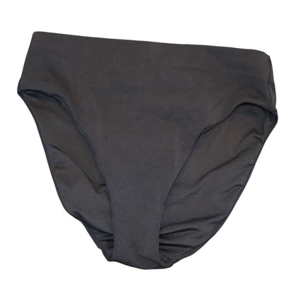 Robin Piccone Womens Black High-Waisted Bikini Bottom Size S Nylon Blend