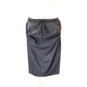 Vivienne Westwood Draped Midi Skirt Elastic Waist With Drawstring, Size 40