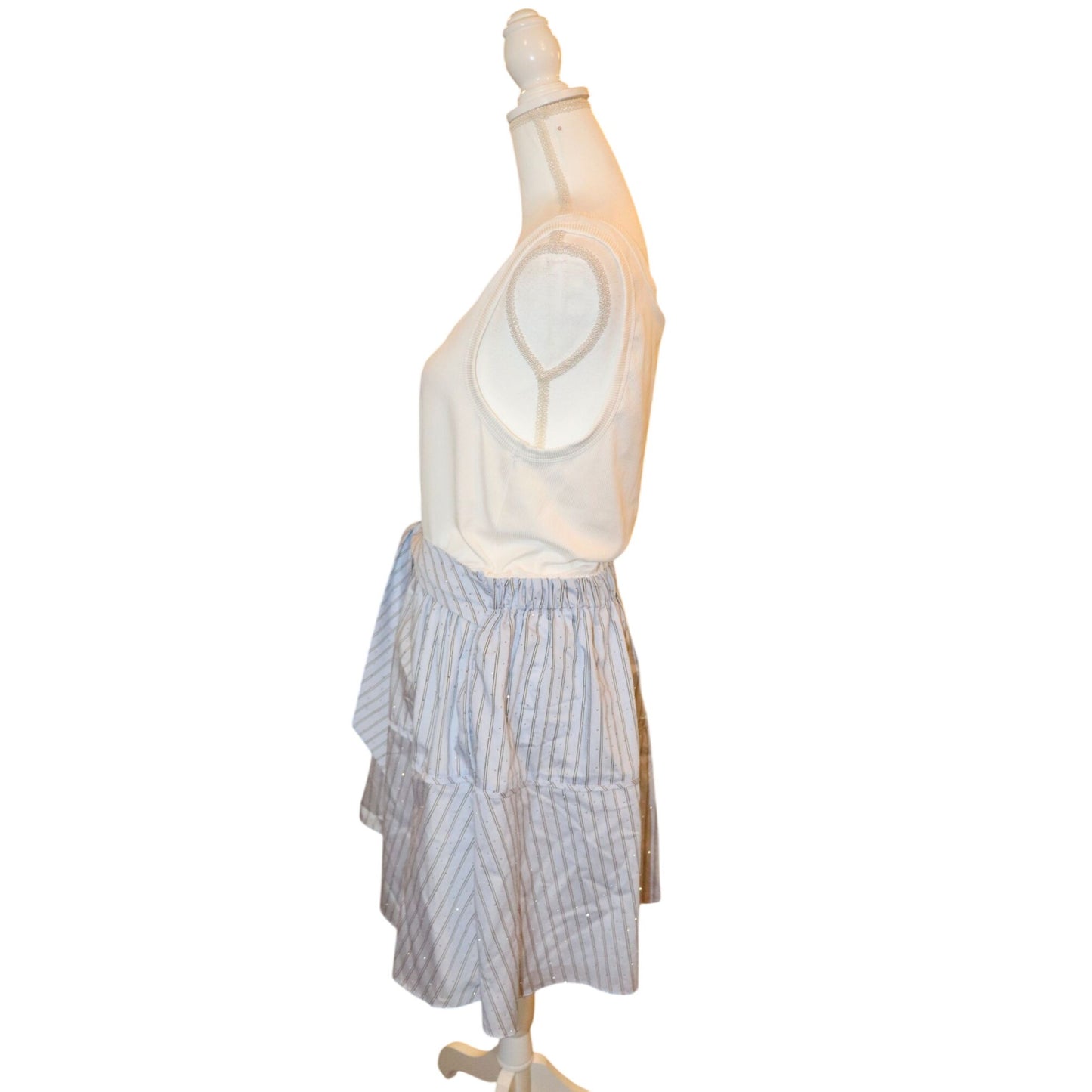 Ramy Brook Moxie Combo Embellished Mini Dress, XL NWT