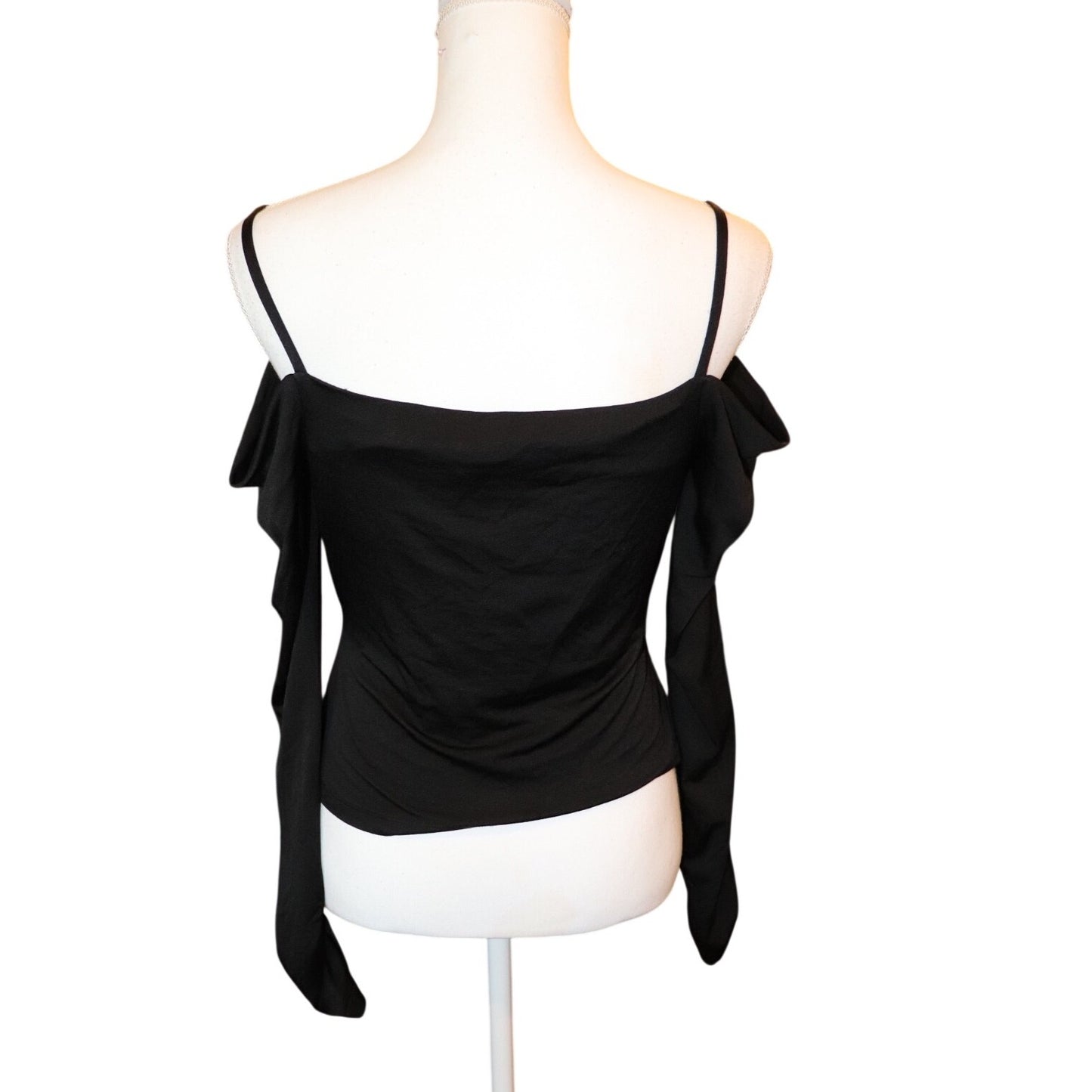 Jonathan Simkhai Off-The-Shoulder Long Sleeve Top, Small NWT