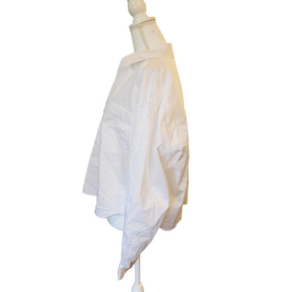 Veronica Beard Khai High-Low Cotton Blend Popover Shirt, Size 16 NWT