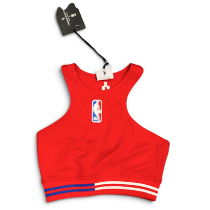 Marcelo Burlon X NBA Red Racerback Crop Top XS With Tags