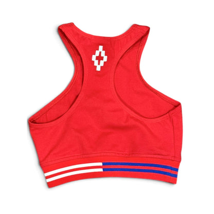 Marcelo Burlon X NBA Red Racerback Crop Top XS With Tags