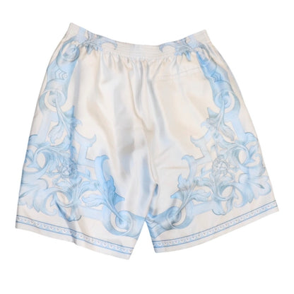 Versace Barocco-print silk shorts Size 52 NWT