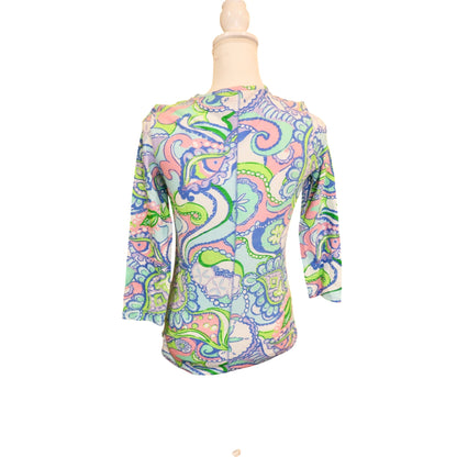 Lilly Pulitzer Sarasota Tunic Top 3/4 Sleeve Small