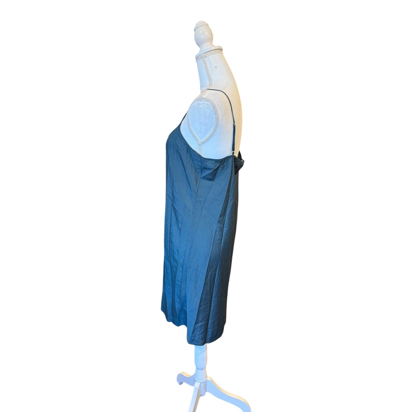 Cinq À Sept Blue V-Neck Slip Dress Size 8