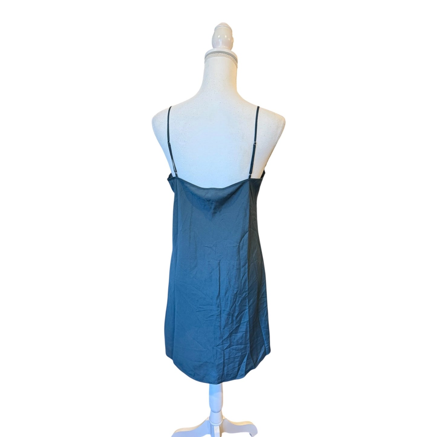 Cinq À Sept Blue V-Neck Slip Dress Size 8