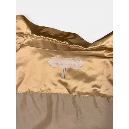 Dorothee Schumacher Vintage Gold Satin Cropped Jacket