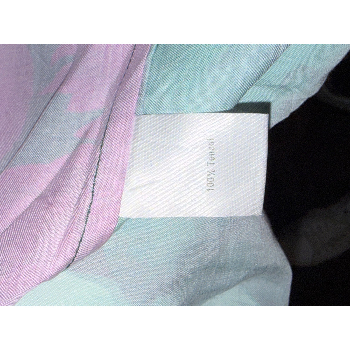 The Kit Zoe Shirt Evergreen Iris Lightweight Tencel Button-Down Top, M NWT