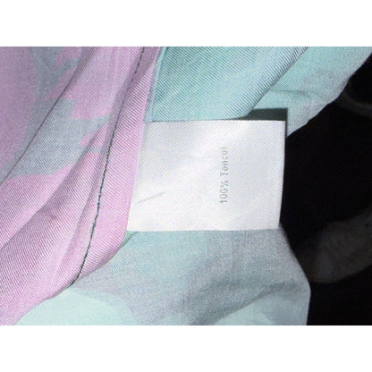 The Kit Zoe Shirt Evergreen Iris Lightweight Tencel Button-Down Top, M NWT