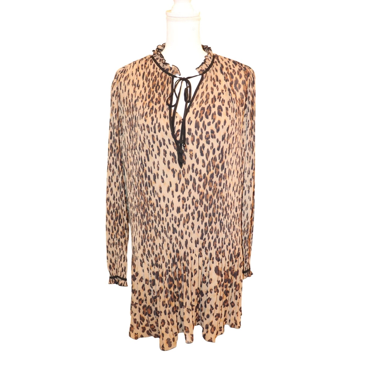 Veronica Beard Luvie Leopard Dress, Size 8 NWT