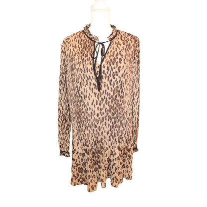 Veronica Beard Luvie Leopard Dress, Size 8 NWT